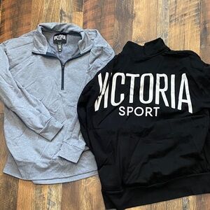 Victoria's Secret Gray and Black Sweatshirt Bundle